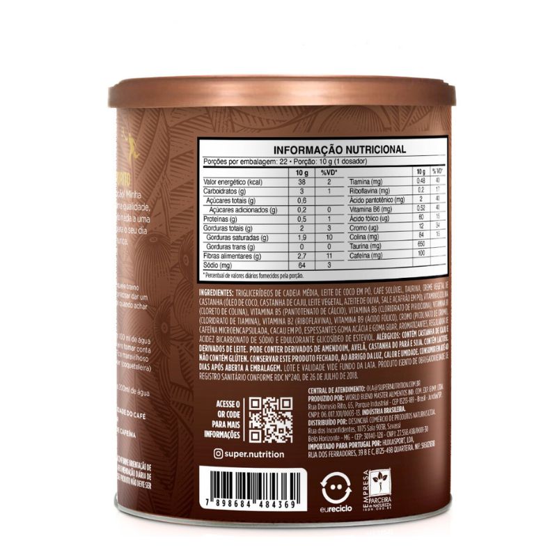 Supercafé Palha Italiana Super Nutrition 220g