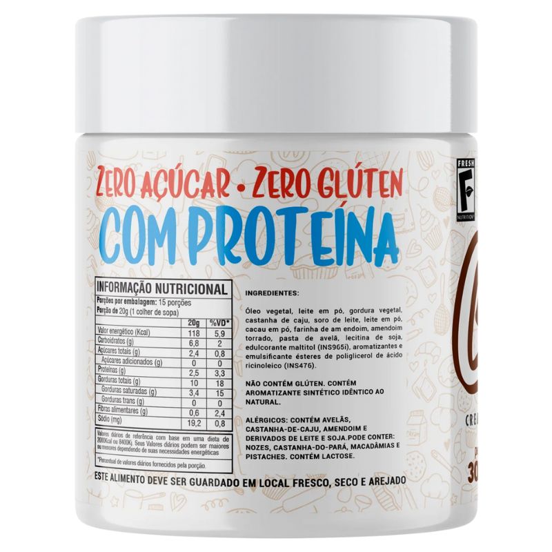 Creme Zero Açúcar Bueno Fresh Nutrition 300g