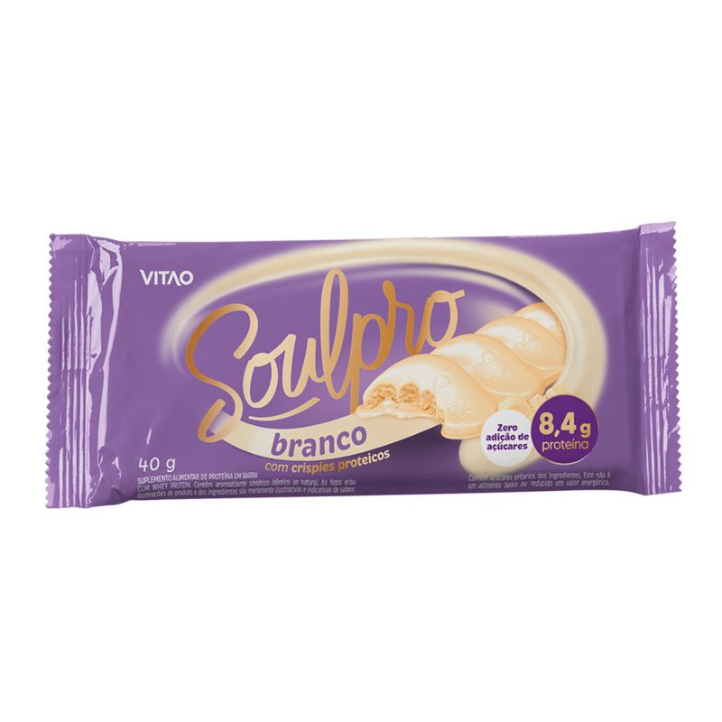 Chocolate Protein Crunch Branco Vitao 40g