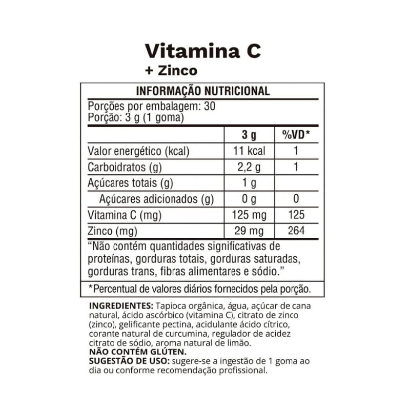 Vitamina C Zinco Ocean Drop 30gomas