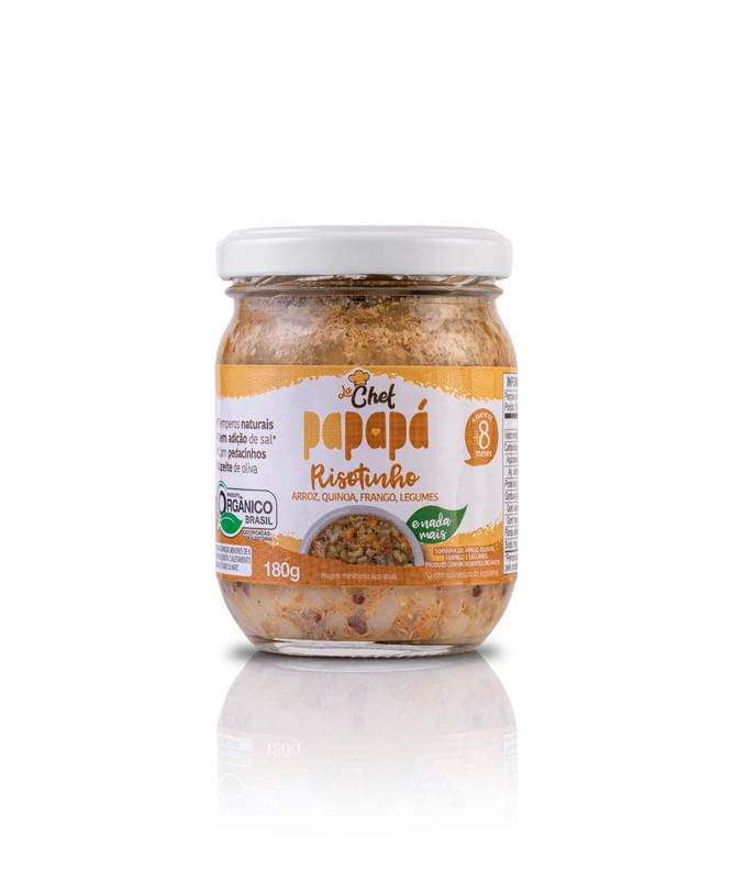 Risotinho Arroz Quinoa Frango Legumes Papapá 180g