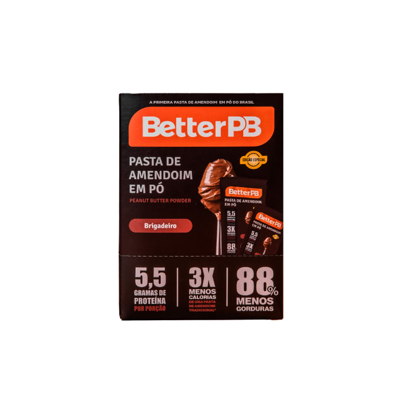 Pasta de Amendoim em Pó Brigadeiro BetterPB 450g