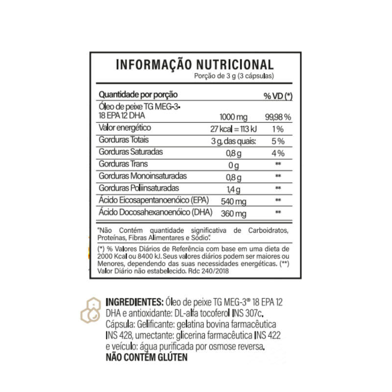 Omega 3 18/12 Canibal Inc 180caps