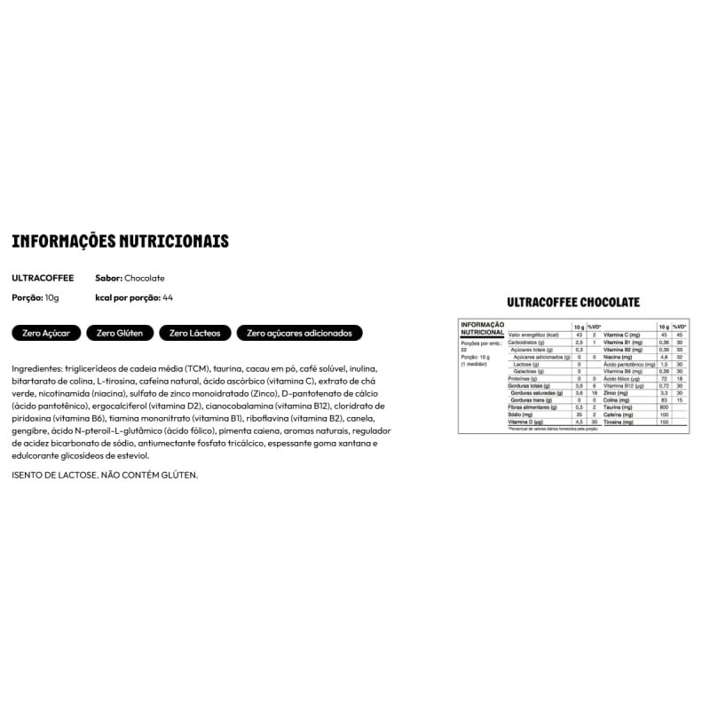Ultracoffee Chocolate Plant Power 10g