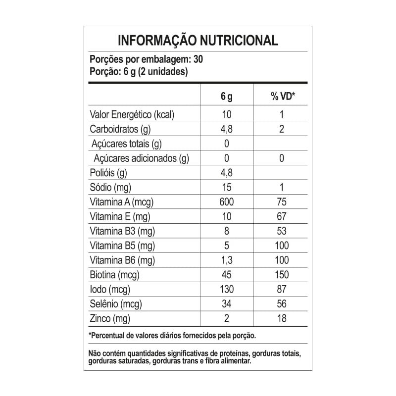 Hair Vitamin Zero Tutti Frutti Gummy 60Gomas