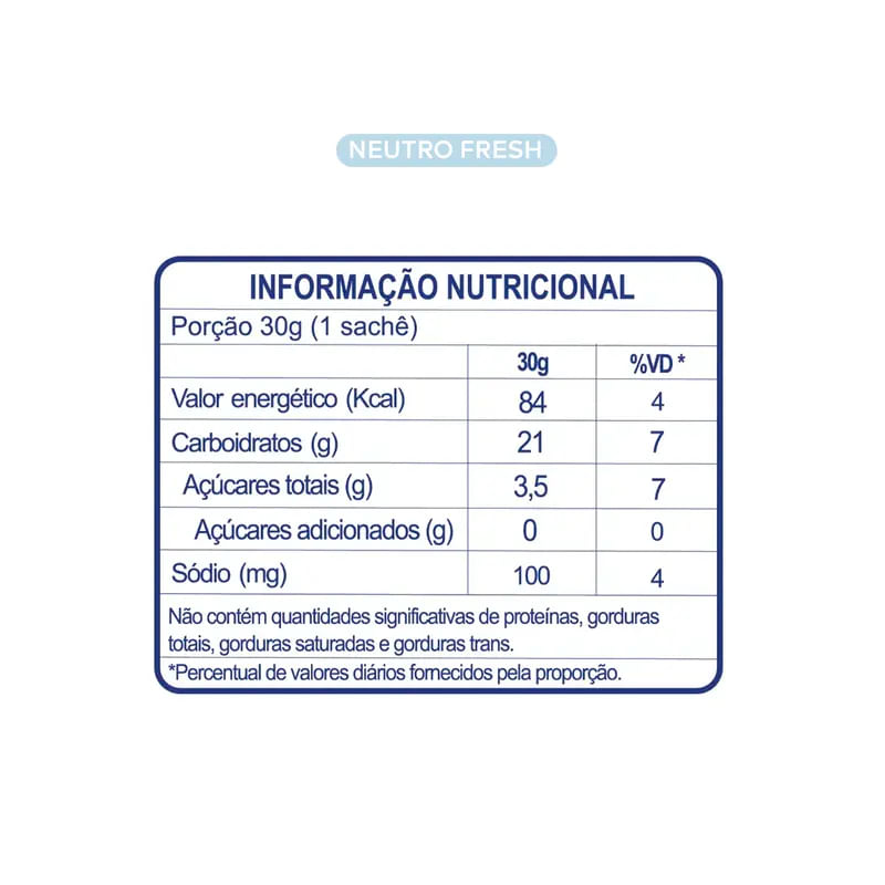 Carbs Gel Neutro Fresh Dobro 30g