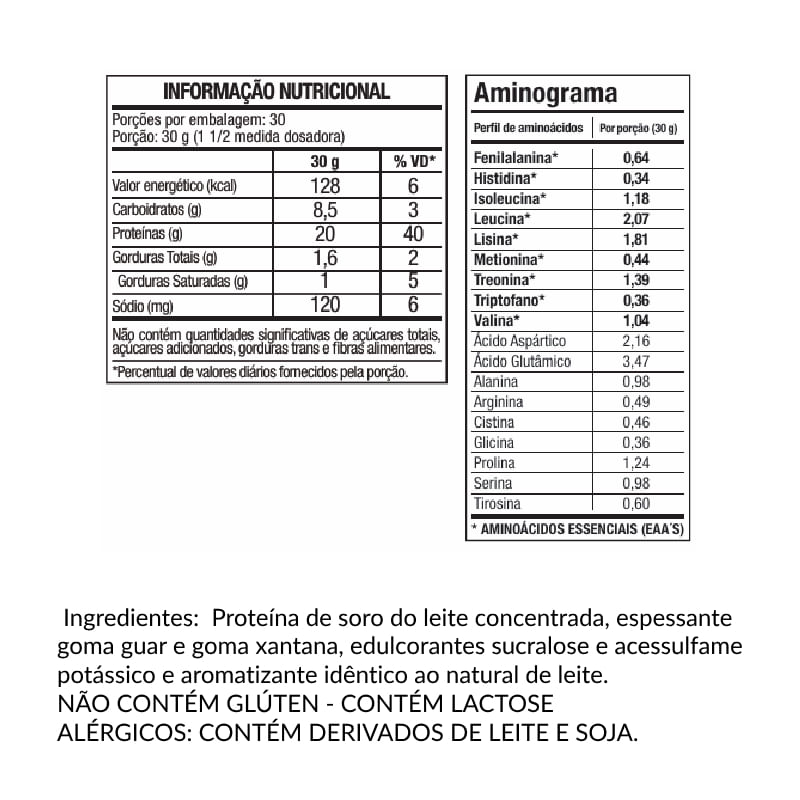 100% Whey Leite FTW 900g