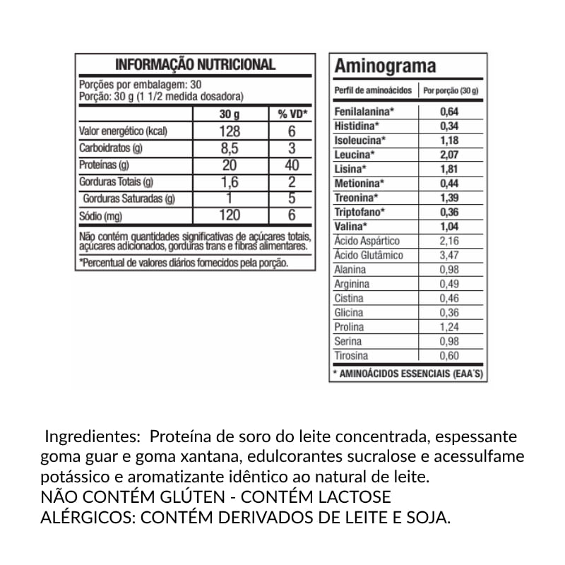 100% Whey Leite Refil FTW 900g