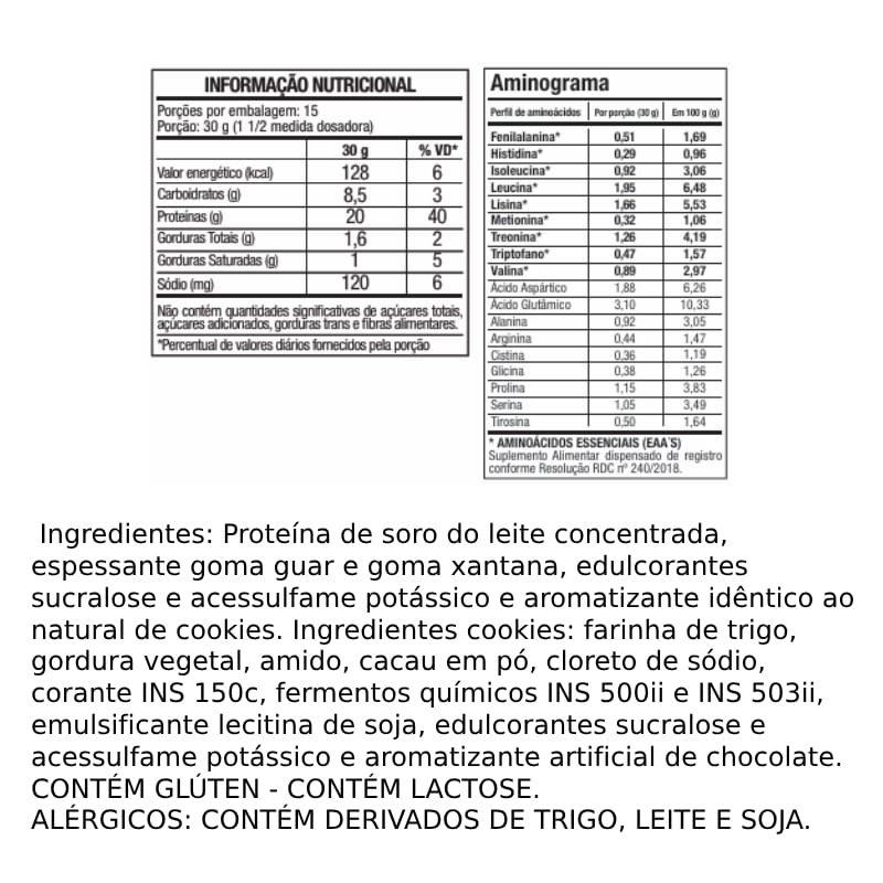 100% Whey Cookies FTW 450g