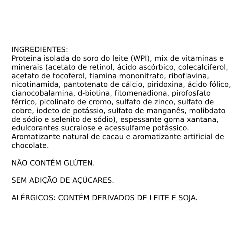 Iso Protein Chocolate FTW 40g