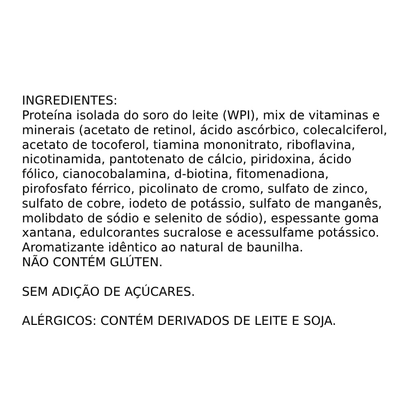 Iso Protein Baunilha FTW 40g