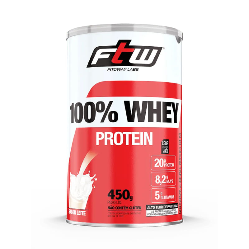 100% Whey Leite FTW 450g