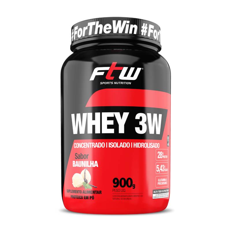 Whey 3W Baunilha FTW 900g