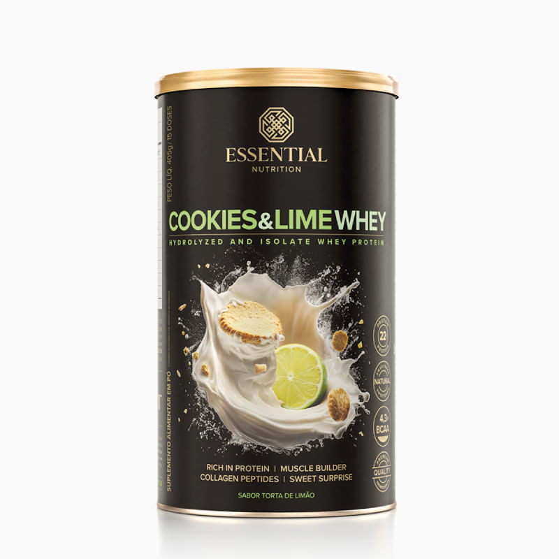 Cookies & Lime Whey Essential Nutrition 405g