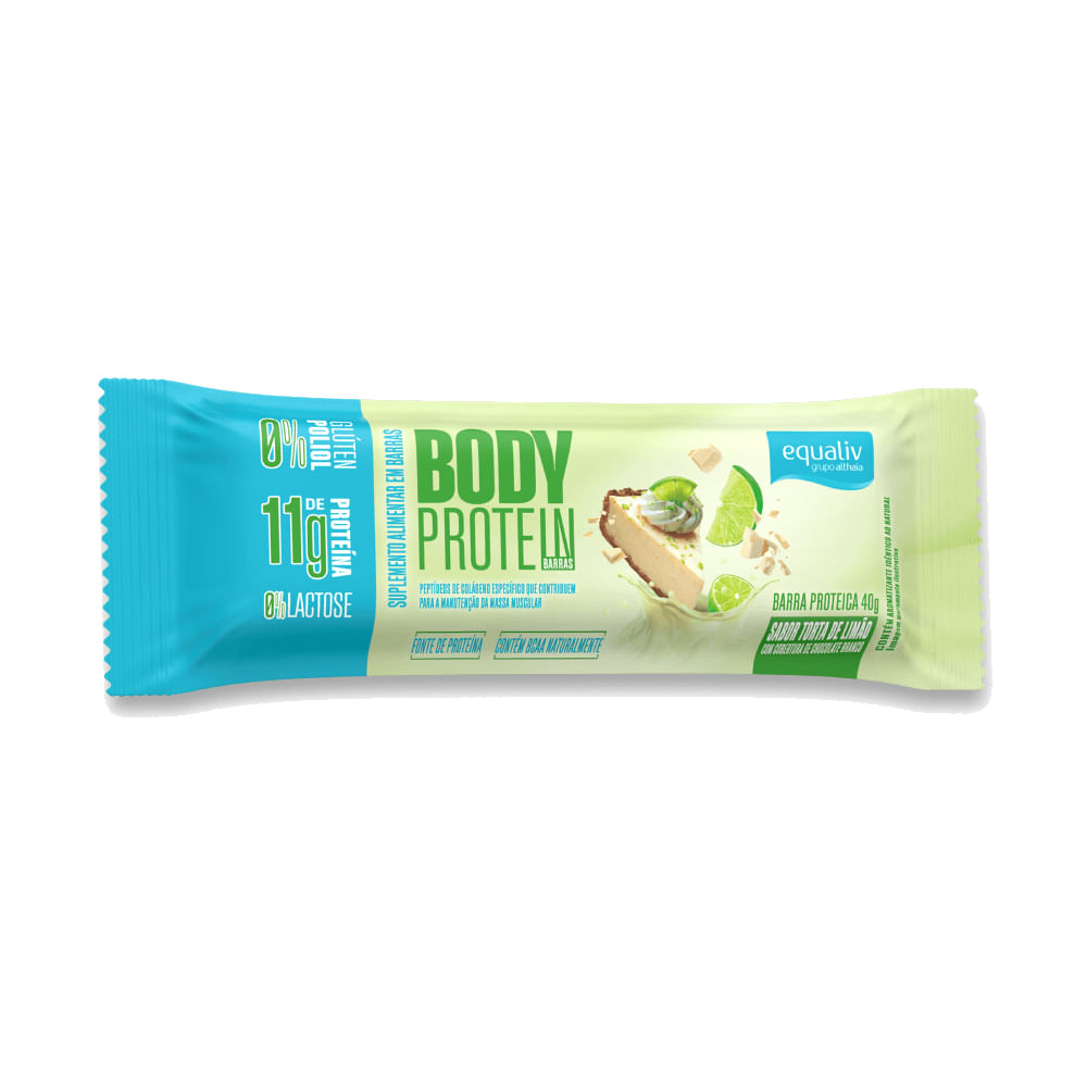 Body Protein Barra Torta de Limão Equaliv 40g