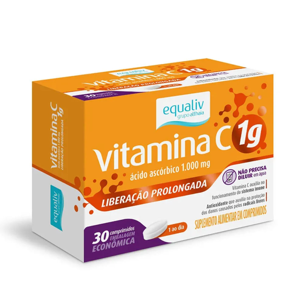 Vitamina C 1g Equaliv 30comp
