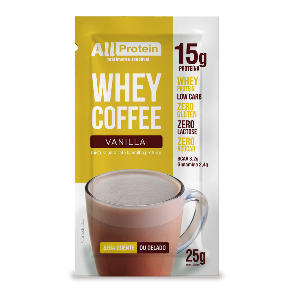 Whey Coffee Vanilla All Protein 25g