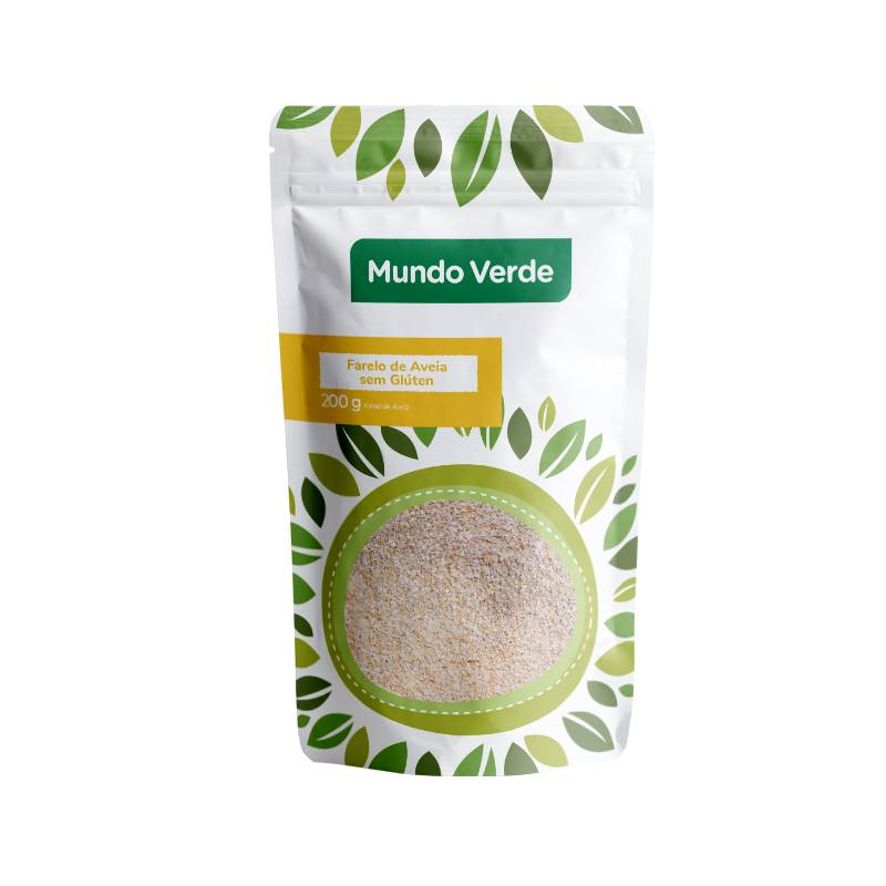 Farelo De Aveia Sem Glúten Mundo Verde 200g